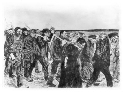 The March of the Weavers in Berlin by Käthe Kollwitz